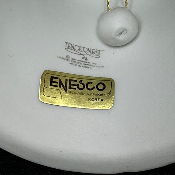 Enesco Tendernest White Porcelain Angel Bell Made in Korea - Picture 10 of 10